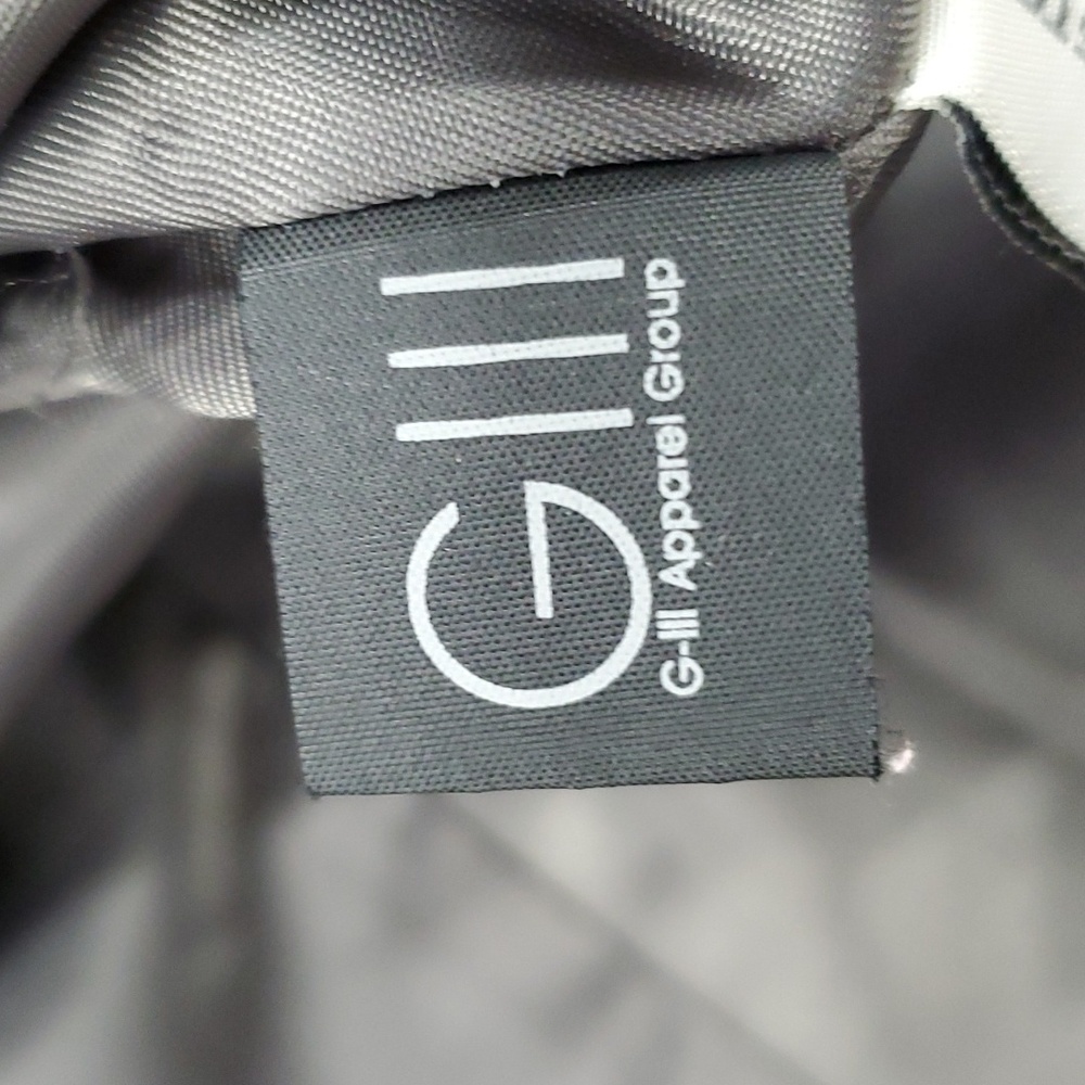 Kenneth Cole New York coat women's size 10 gray wool blend zip off hood pockets - Picture 9 of 13